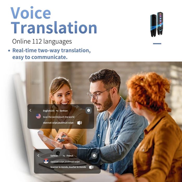 Traducator inteligent bidirectional 112 limbi internationale