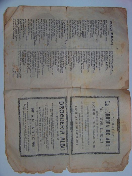 Revista veche Boale leacuri Dr.Grunfeld 1912