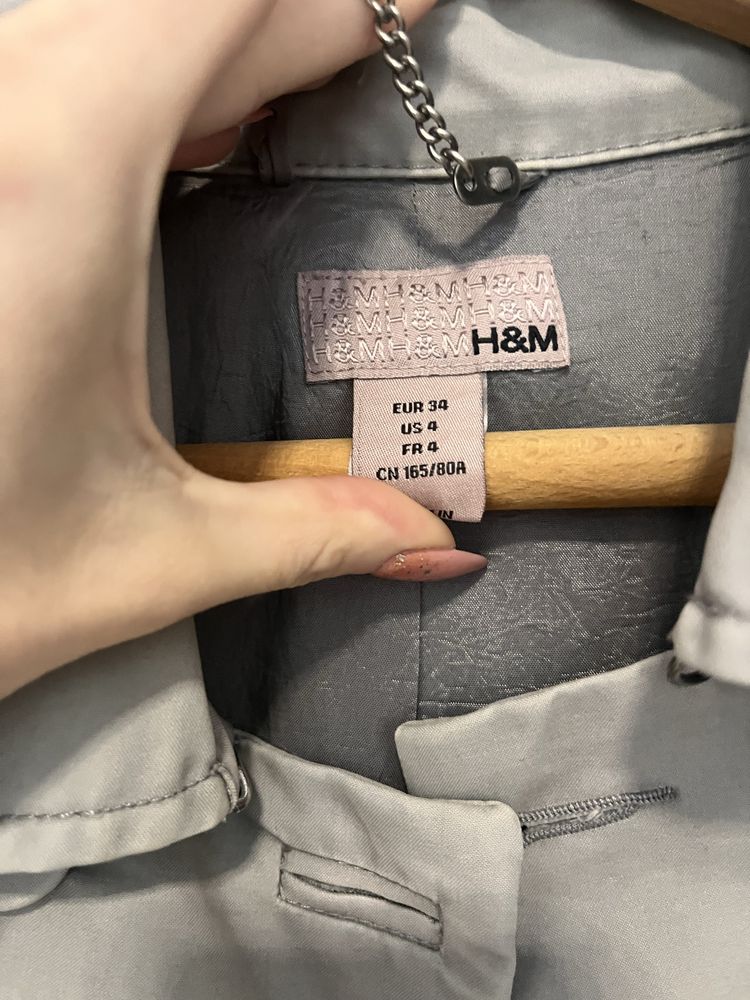 Шлифер h&m 34 размер