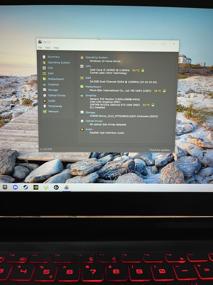 laptop msi gf64 rtx 2060 de 6gb