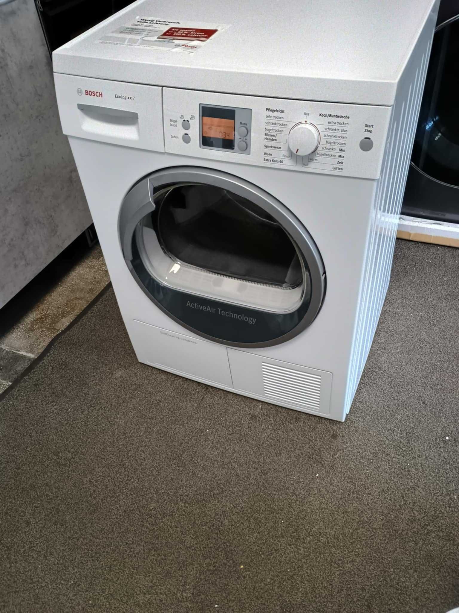 А++ Сушилня с термопомпа Bosch-Бош 8 кг SelfCleaning condenser