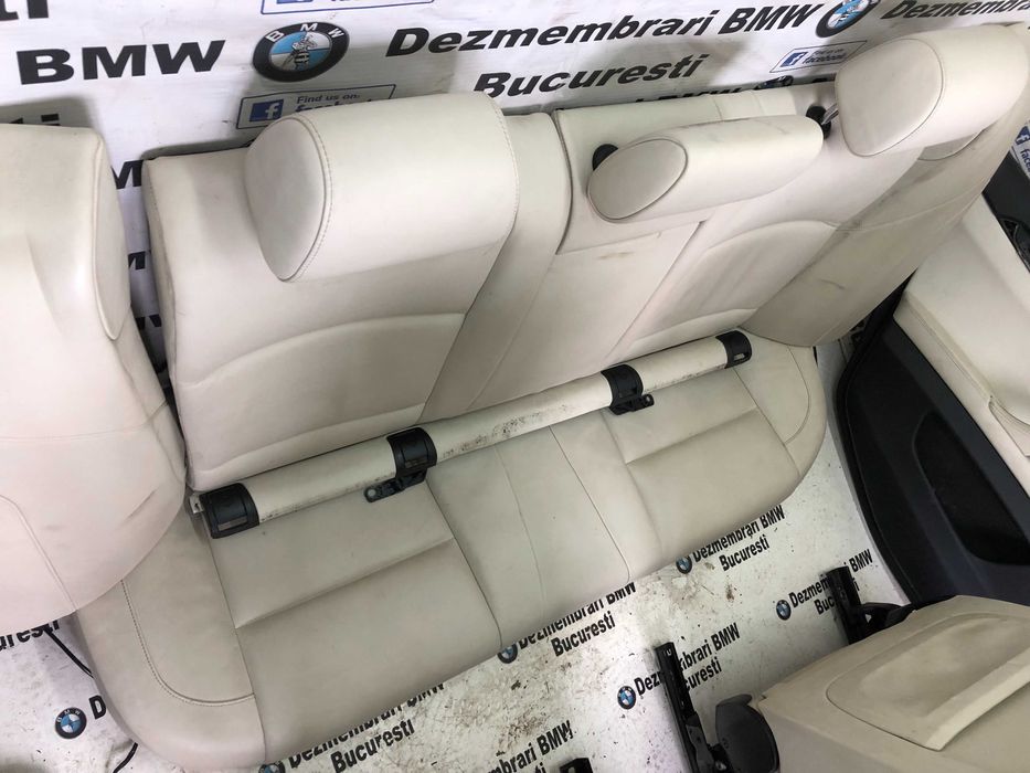Scaune interior cu incalzire INDIVIDUAL BMW F10 piele crem deschis EU