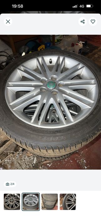 18 цола 5х108 джанти заедно с гумите запазени без следи от употреба