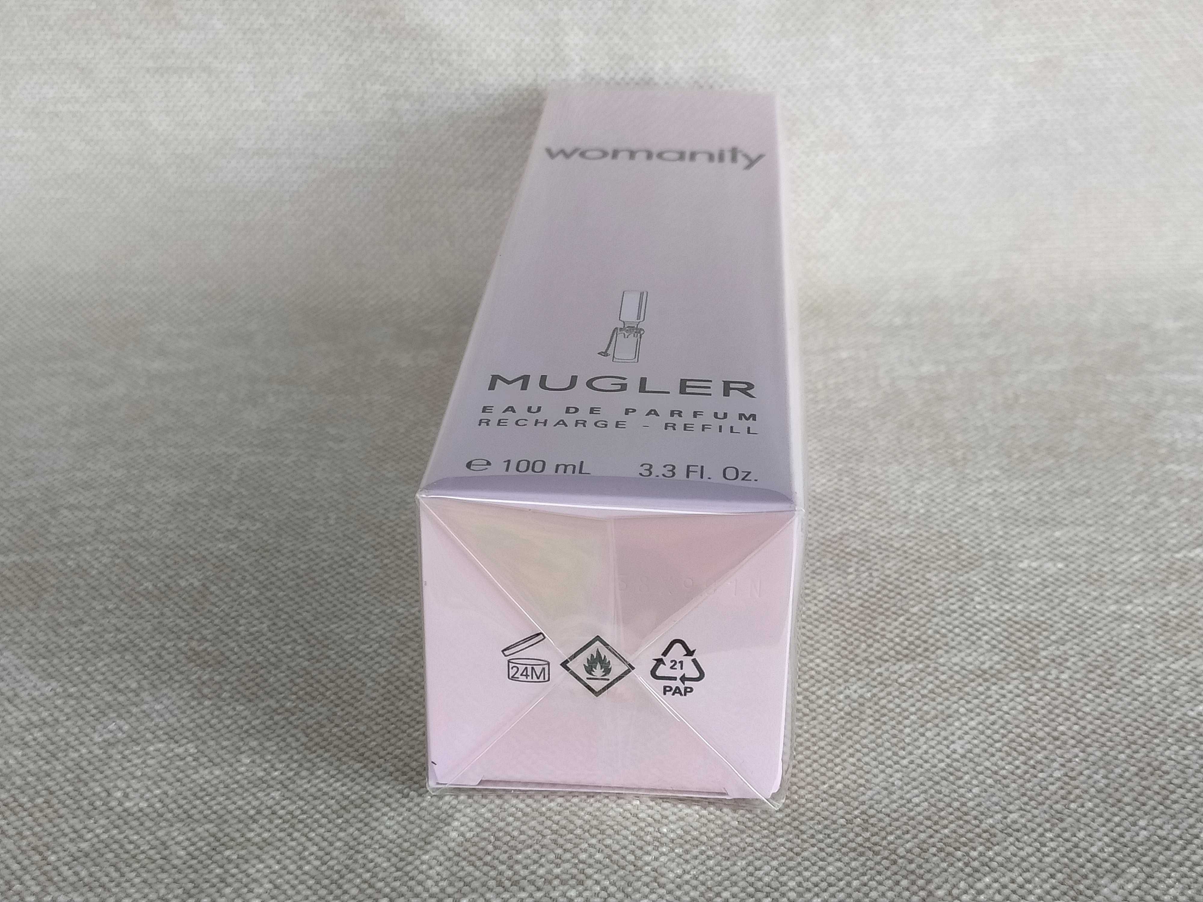 Mugler Womanity 80ml и 100ml