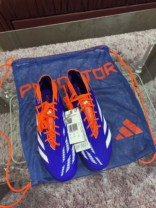 Ghete de fotbal adidas Predator Elite FG - Albastru  41,1/3