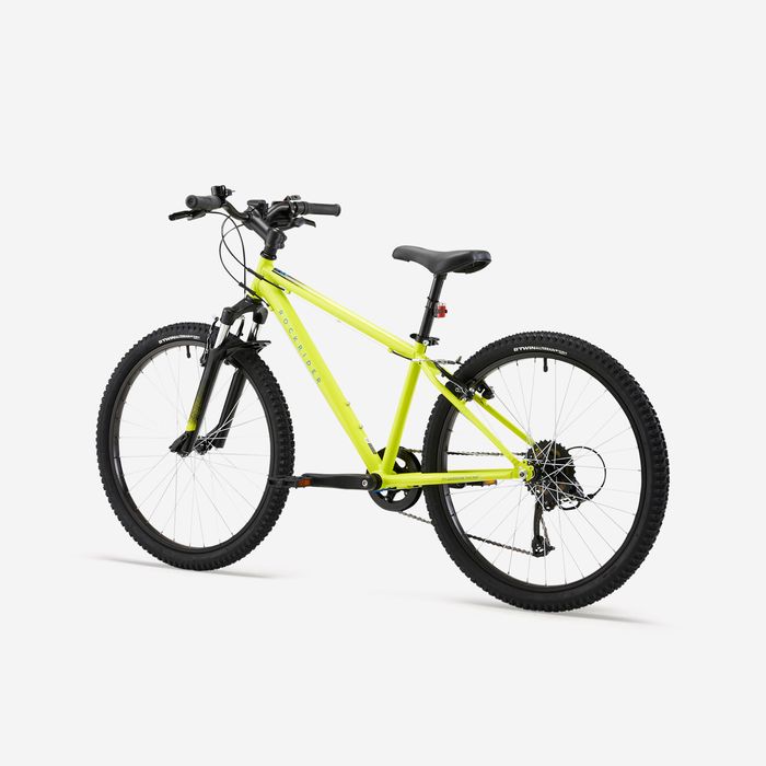 Bicicletă Mtb St 500 24" galben copii - produs resigilat Decathlon