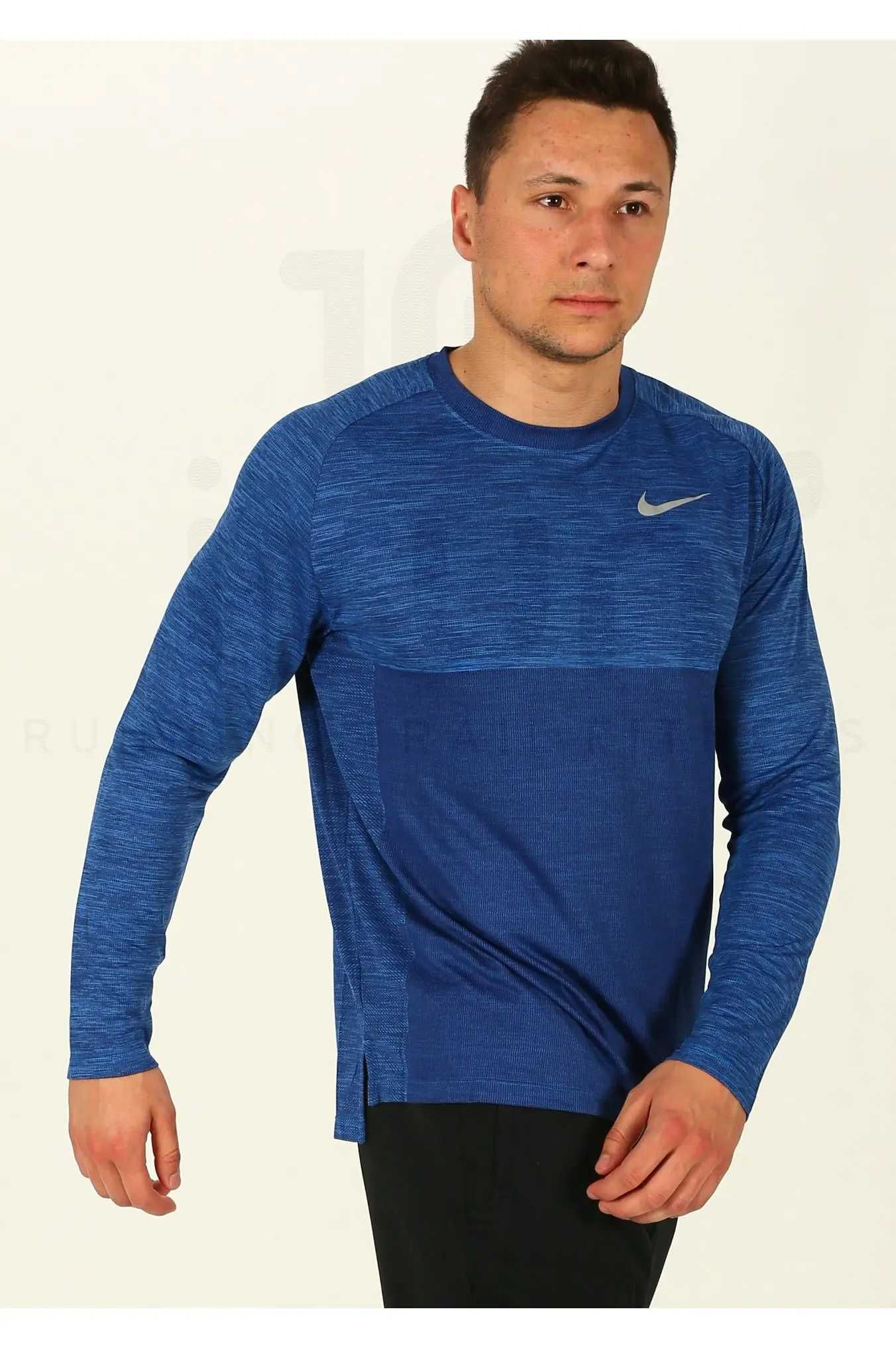 Найк Nike Running Dri Fit мъжка спортна блуза фланела размер М