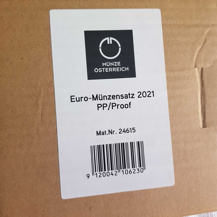 Set monede/monezi euro de colecție pp/proof