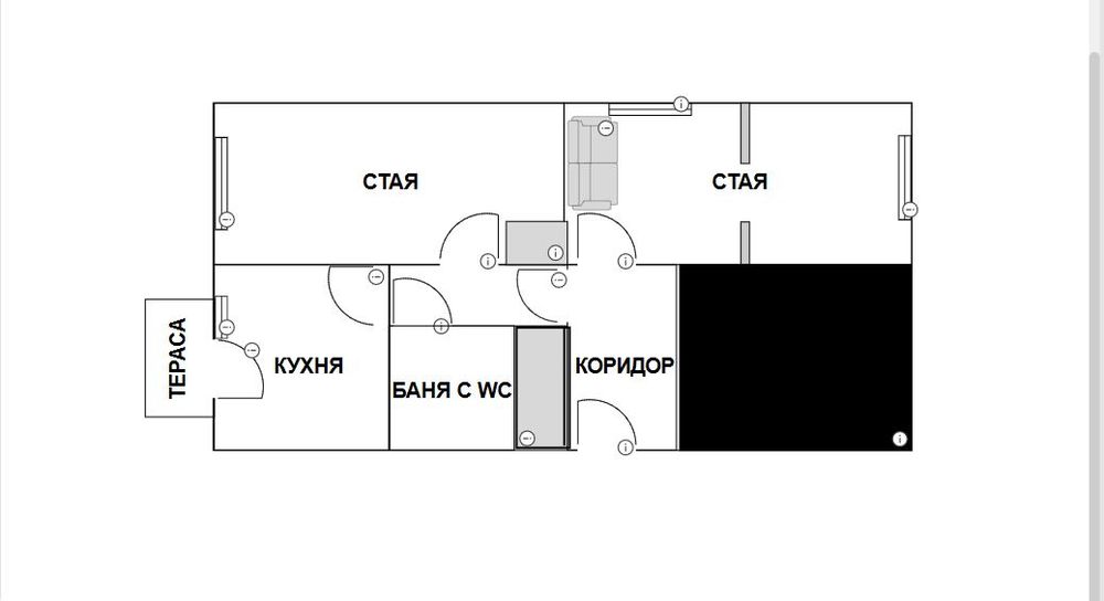 Двустаен апартамент в гр.София, Център - ул.Пиротска  288400€