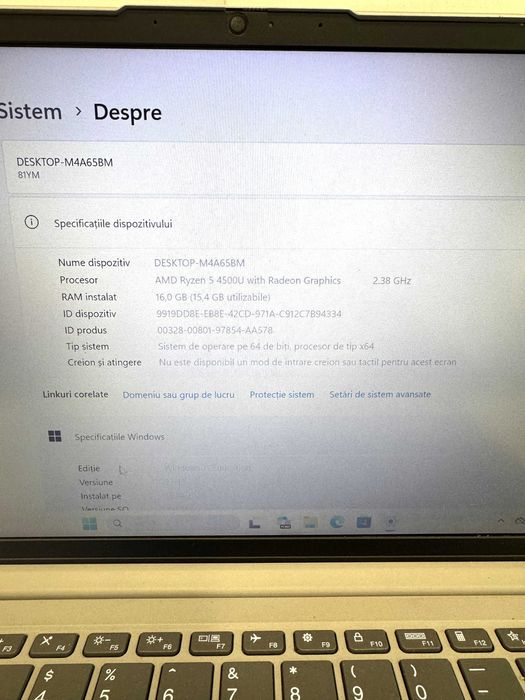 Laptop Lenovo IdeaPad 5 14ARE05,512GB SSD/16GB RAM, AMD Ryzen 5 4500U!