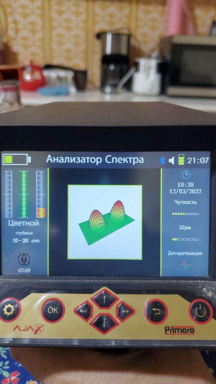 Профессиональный металлоискатель, металлодетектор.