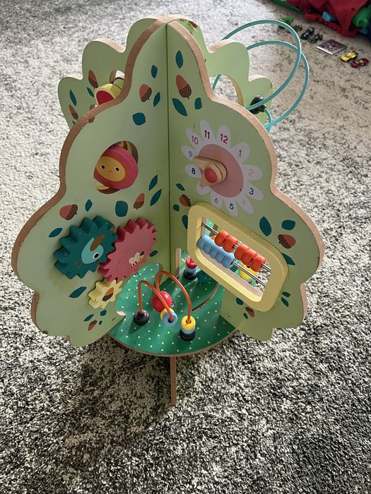 Pomisor activitati multifunctional jucarie lemn