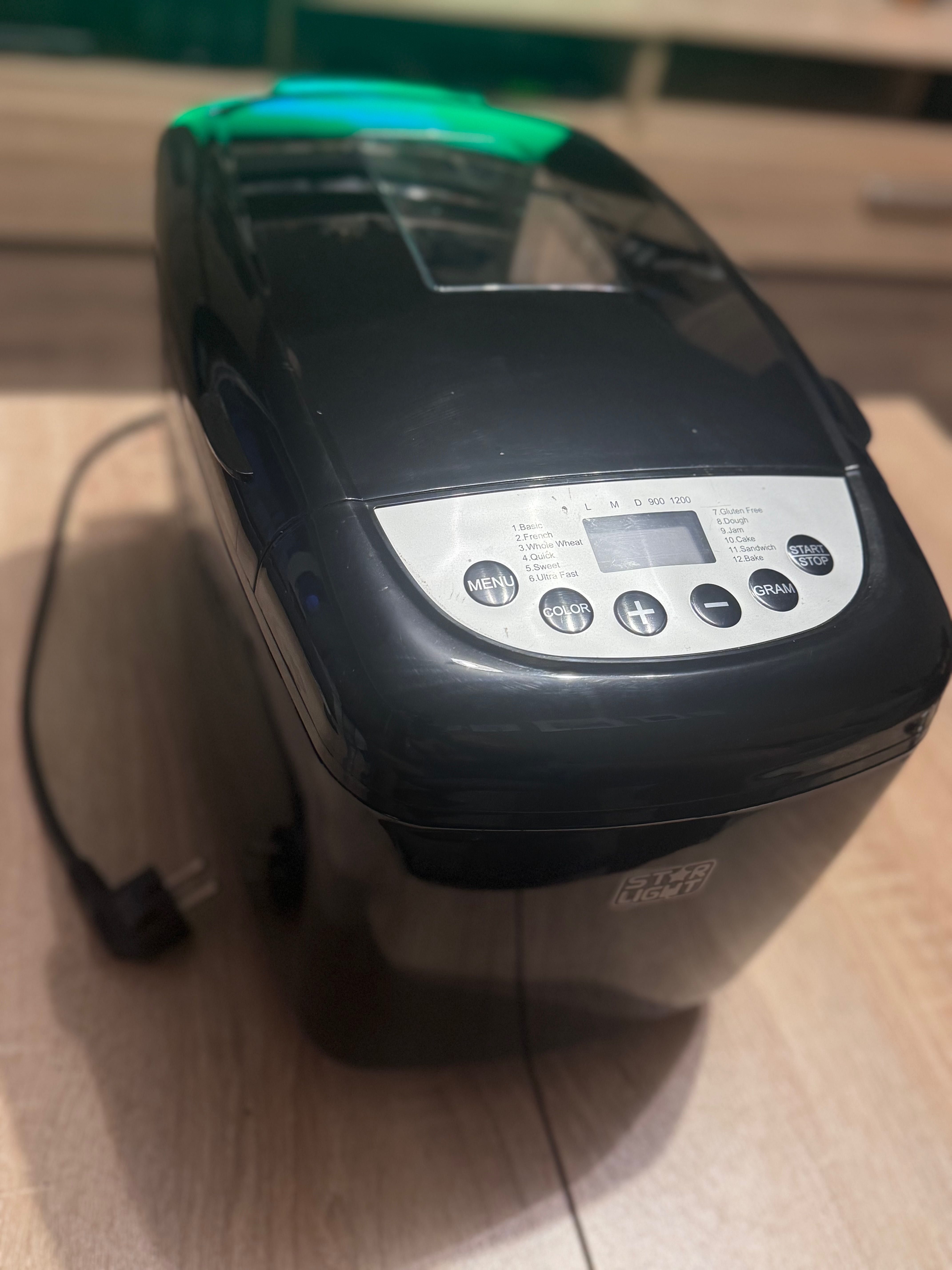 Хлебопекарна Star-Light MPD-800BL,12 програми, 800W, Капацитет 1200 гр