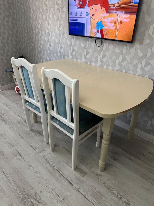 Раскладной стол 2 стула