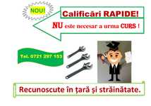 Curs RAPID tinichigiu lacatus sudor electrician mecanic vola drujbist