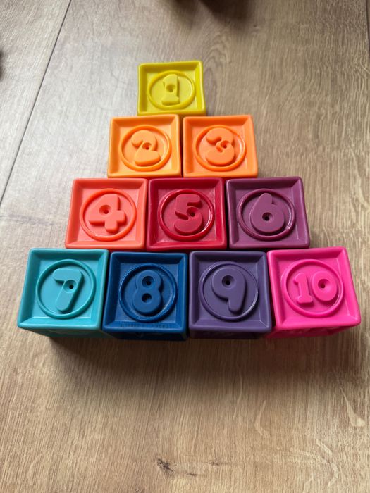 Cubi moi din cauciuc Batat – set complet 10 bucăți, stare excelentă!