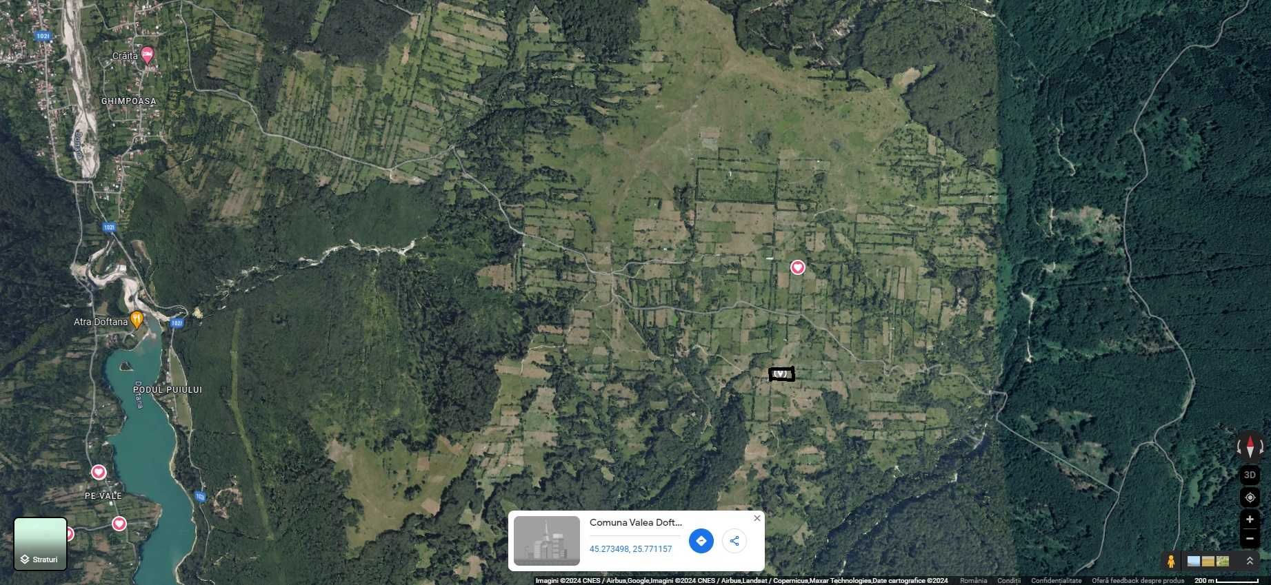 Teren de vanzare Valea Doftanei zona Craite 4724mp