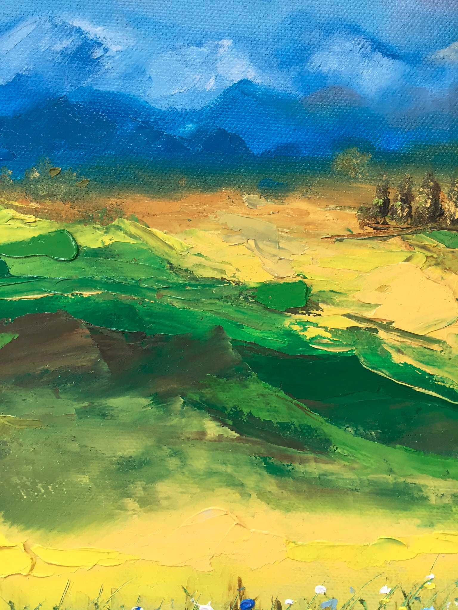 "Маргаритки" 20/60 см. маслени бои, НАМАЛЕНИЕ!