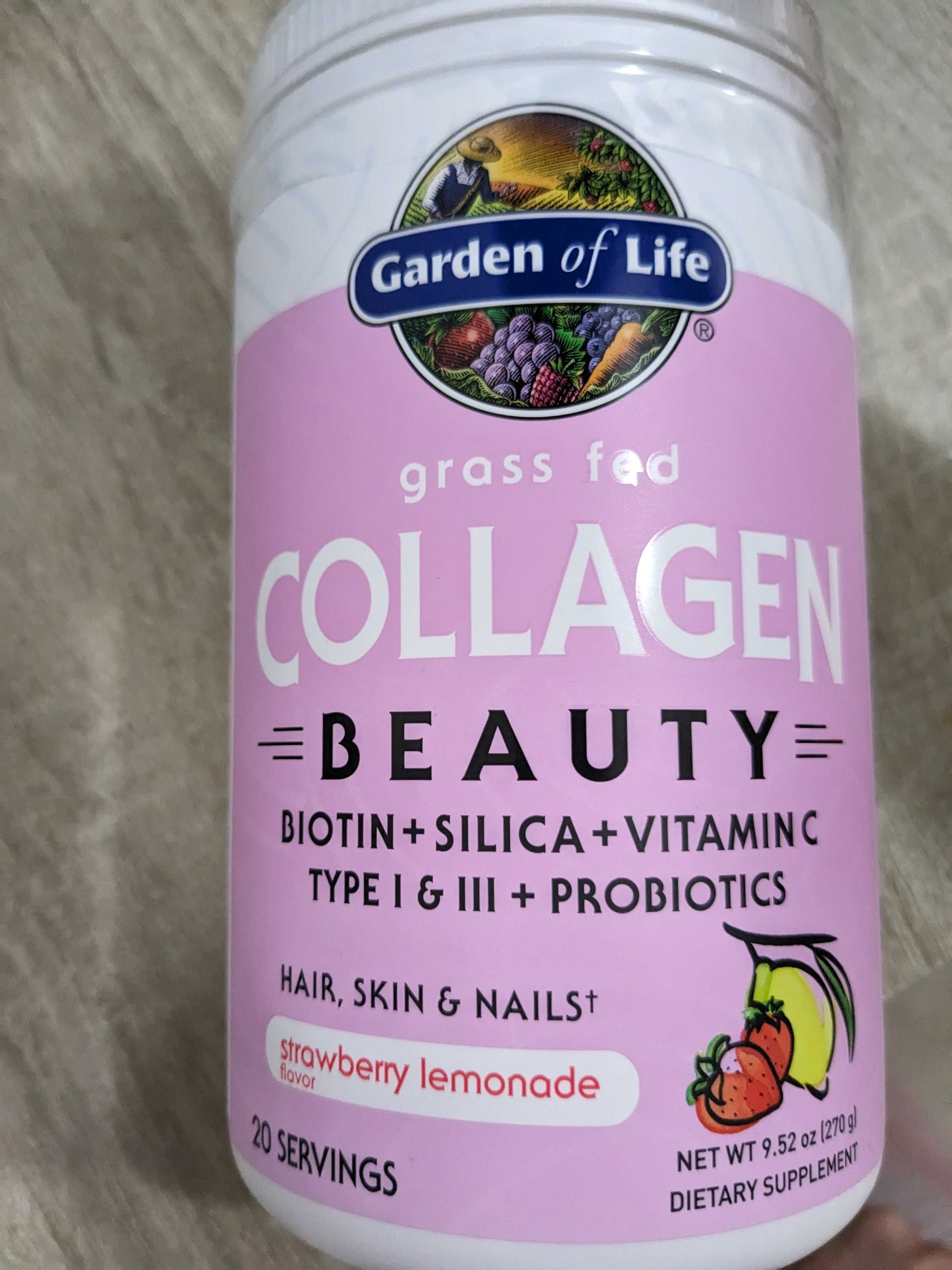 Колаген Garden of life Strawberry lemonade