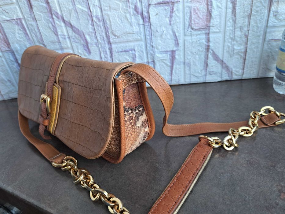 дамска  чанта,Longchamp,малка кожена чантичка-естествена кожа