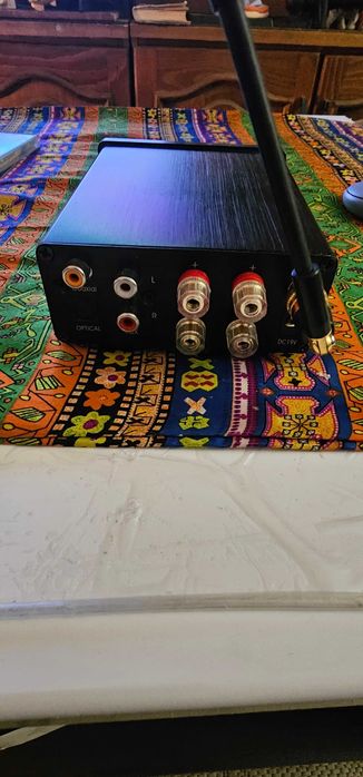 Amplificator audio cu Adaptor de alimentare, Bluetooth 5.0 HIFI, 100W