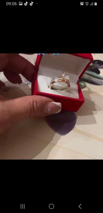 Vând inel aur nou 14 k