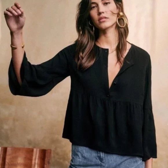 Ризи и блузи 100 % коприна Sezane, Isabel Marant, Arket, Ralph Lauren