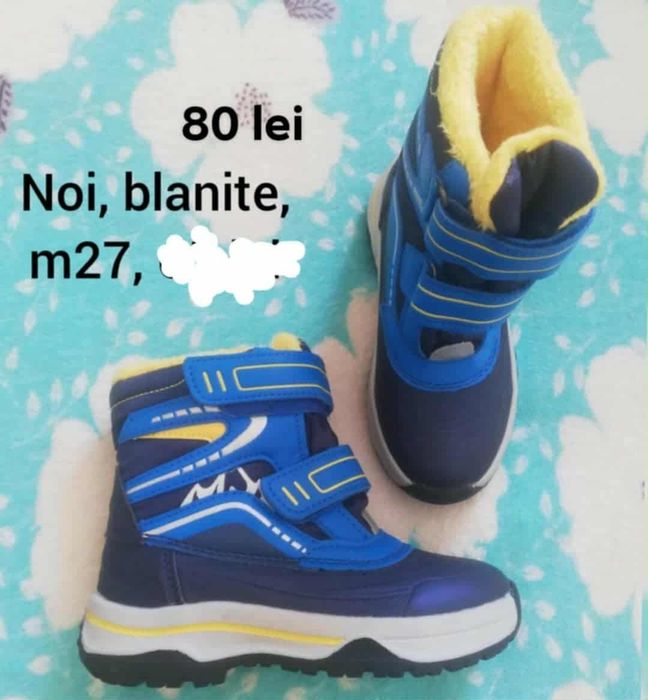 Ghetuțe noi m27 îmblănite