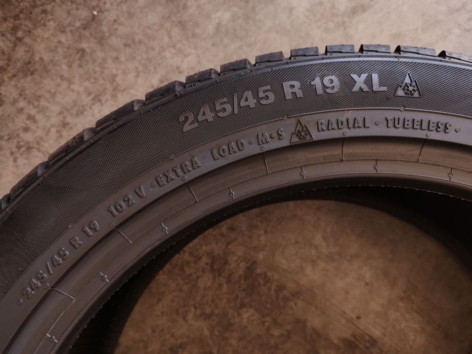 Continental 245 45 R19 275 40 R19 Anvelope Cauciucuri iarna 7mm BMW