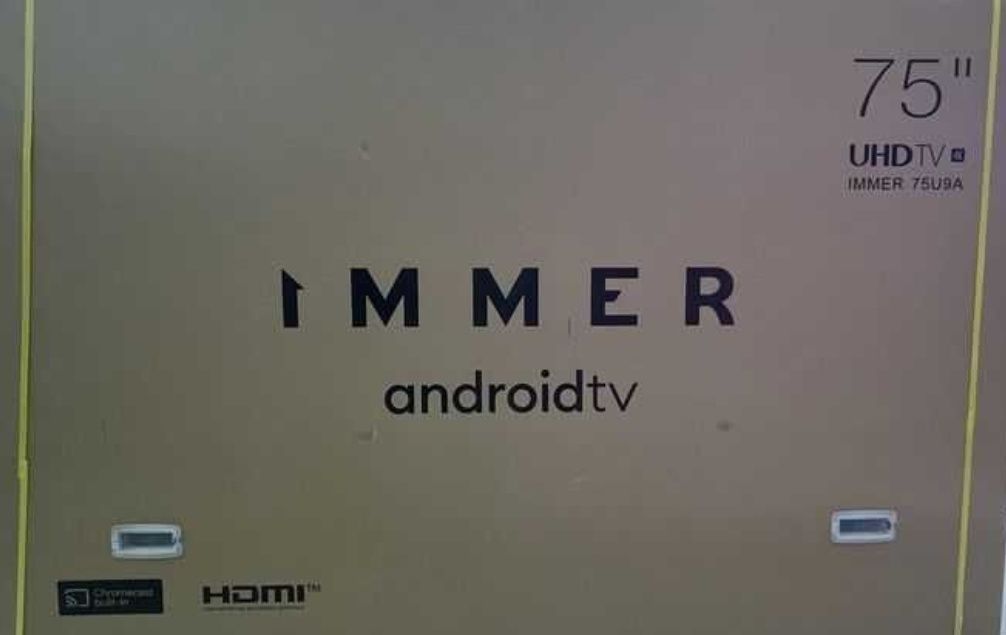 Телевизор TCL ZIFFLER IMMER 75 SMART 4K android TV 3года гарантия