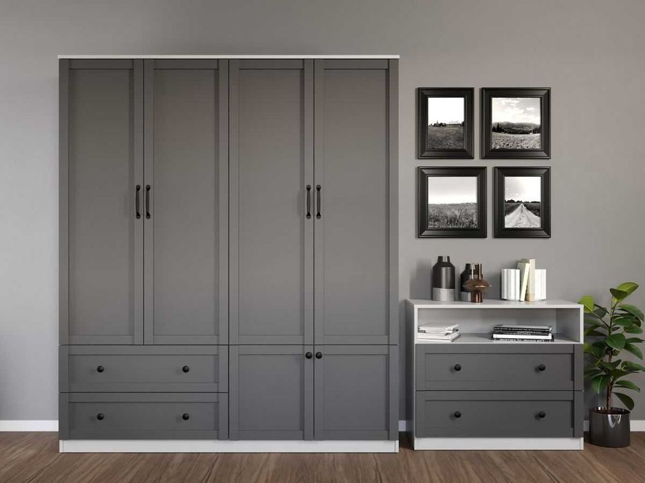 Set Mobila Dormitor Grafit C06 - Transport Gratuit in 4-10 zile