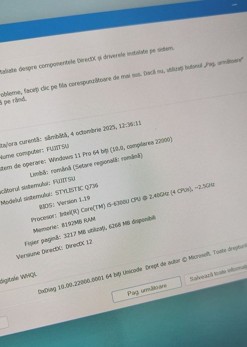 Tableta cu Windows 11