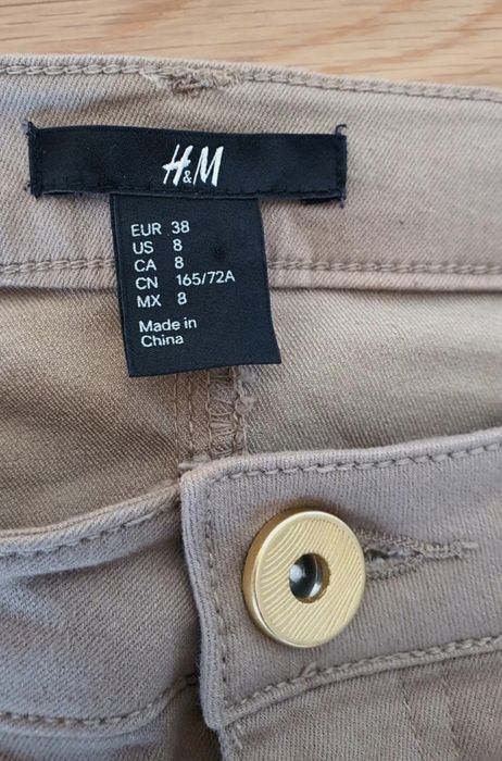 Pantaloni bej H&M, mărimea 38