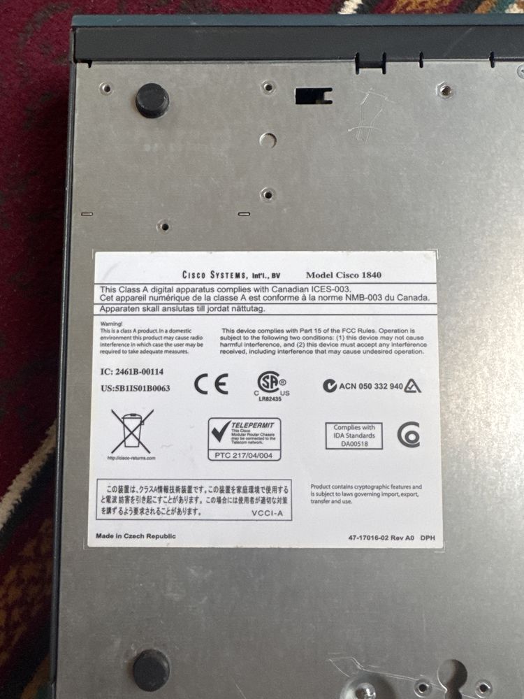 Cisco 1840 срочно продаётся