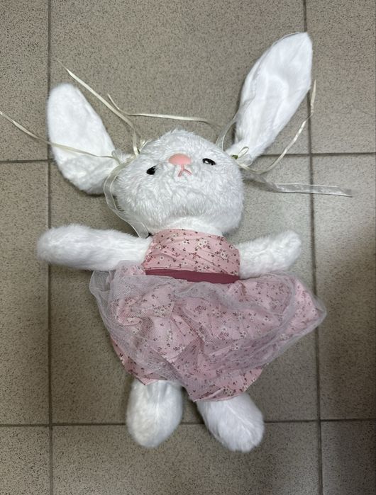 Плюшено Зайче 30см, плюшена играчка Заек