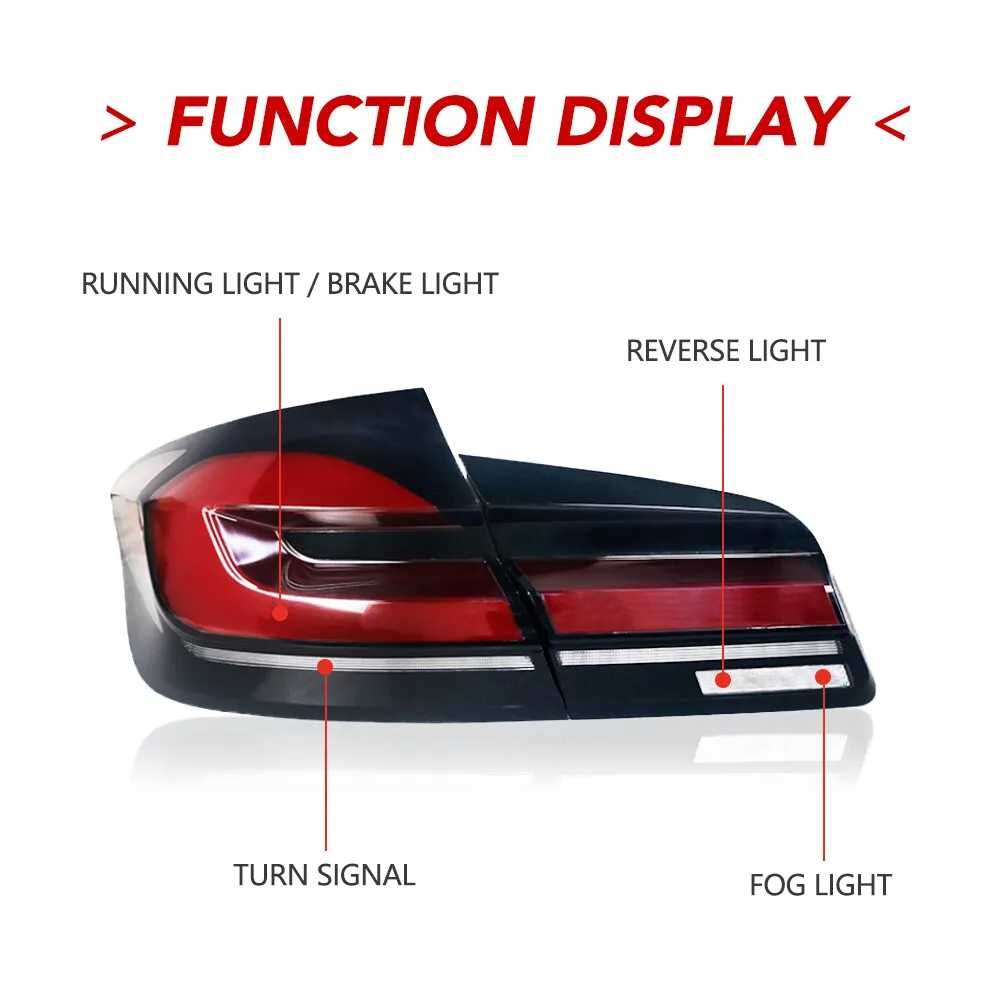 LED G38 задни светлини за BMW 5 Series F10 Sequential задни светлини