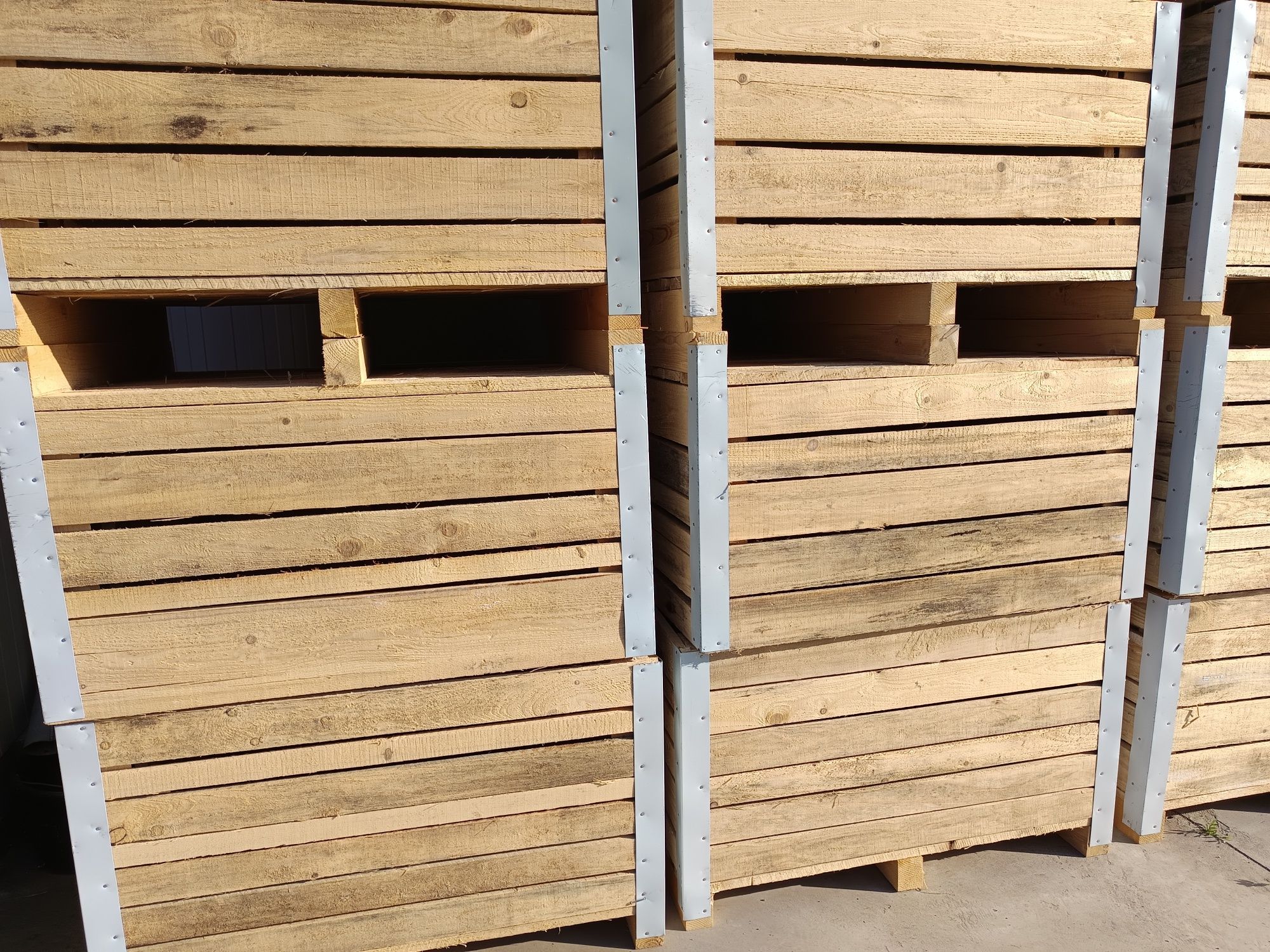 Box paleti/containere de mere noi- in stoc