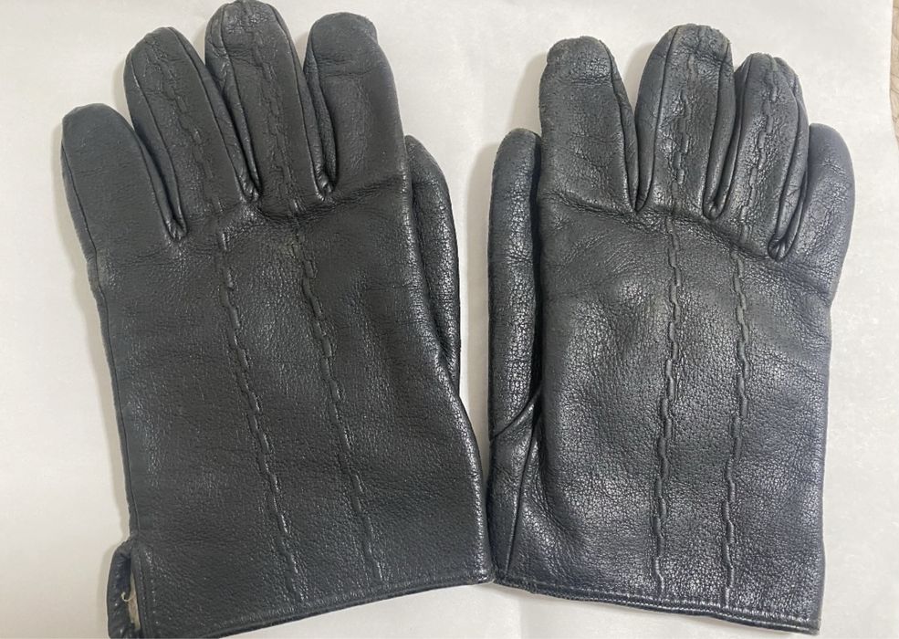 Mănuși piele bărbătești-vintage-