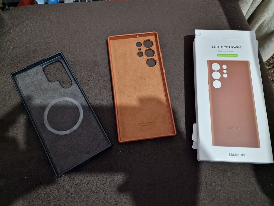 Husa samsung Galaxy s22 ultra piele NOU