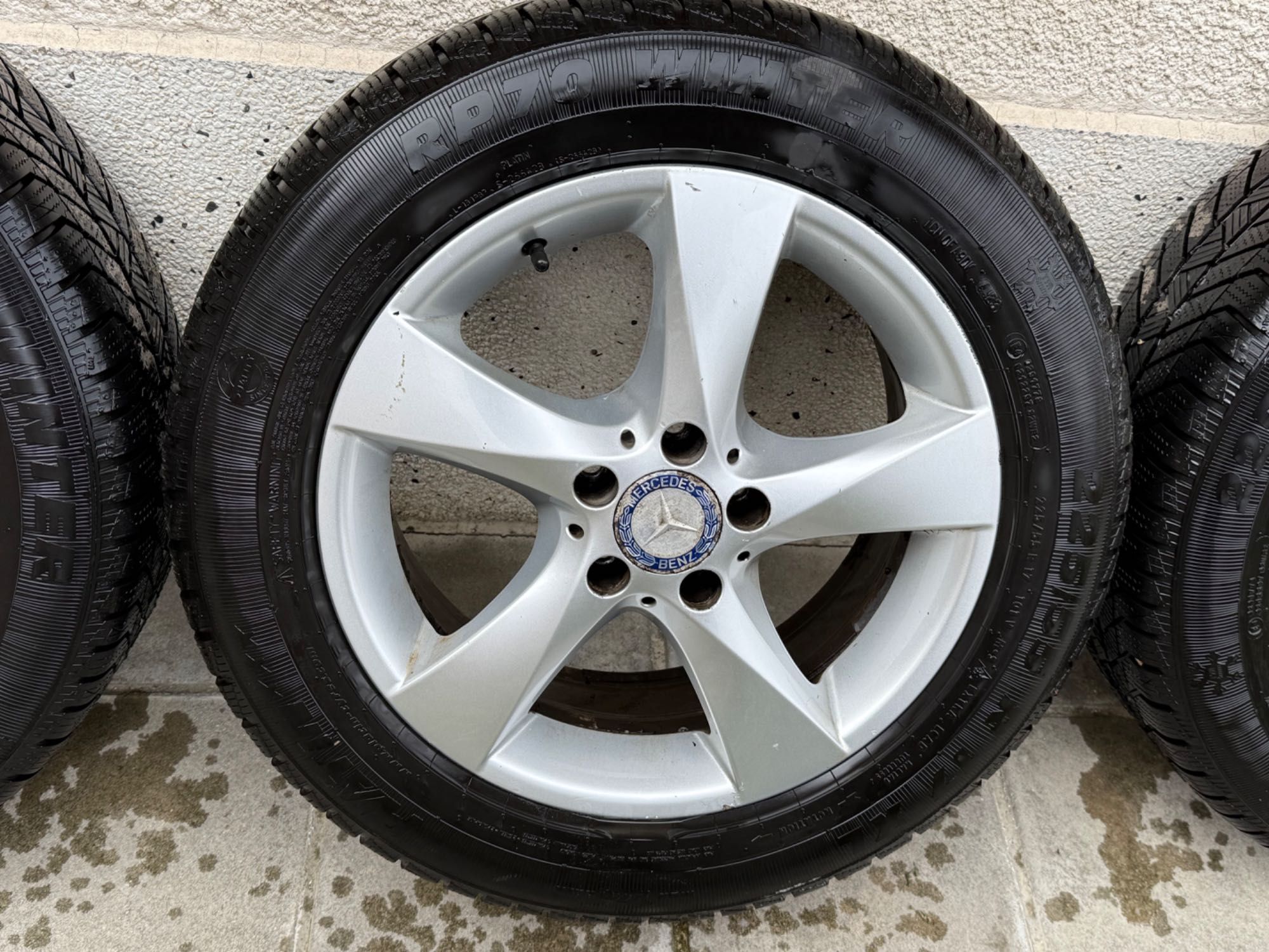 Лети джанти с гуми за Мерцедес 225/55/R17 w447
