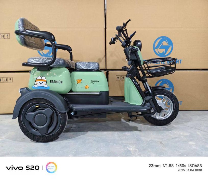 Трицикл электро Leopard X3  . Бесплатная доставка