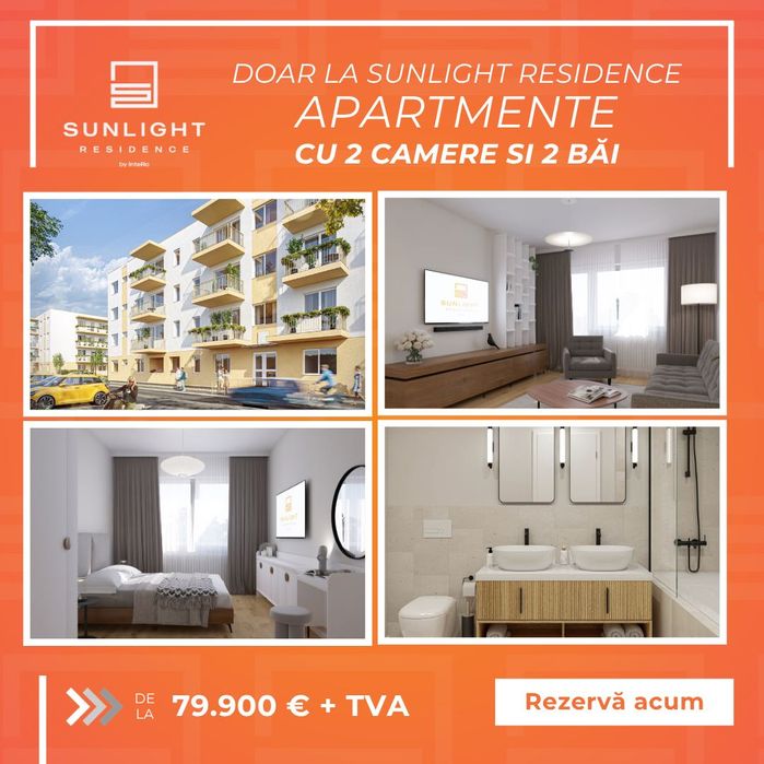 Apartament 2 camere Tunari- Spațiu modern, nZEB, COMISION 0