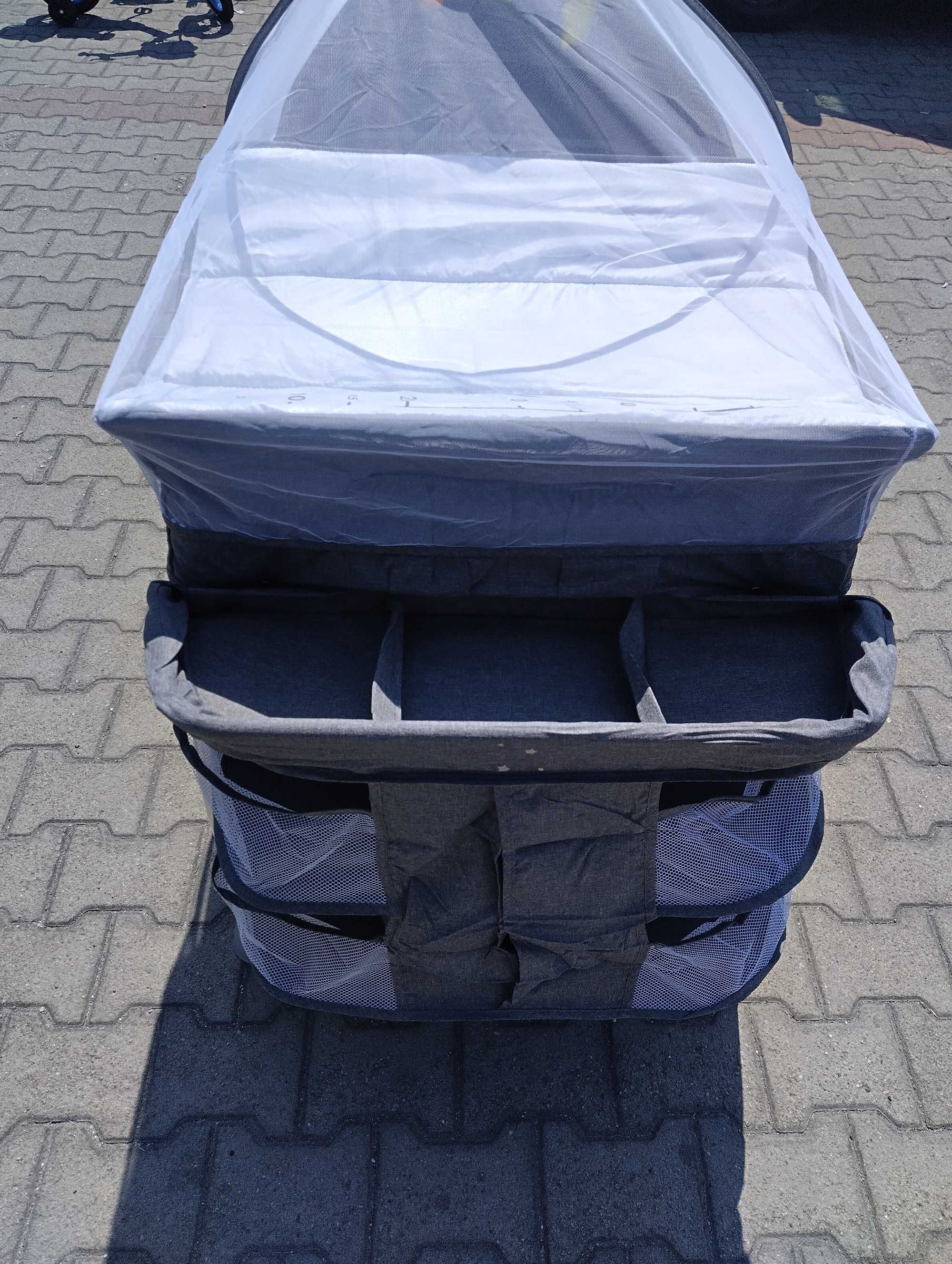 CANGAROO Детска кошара ISLEEP сив