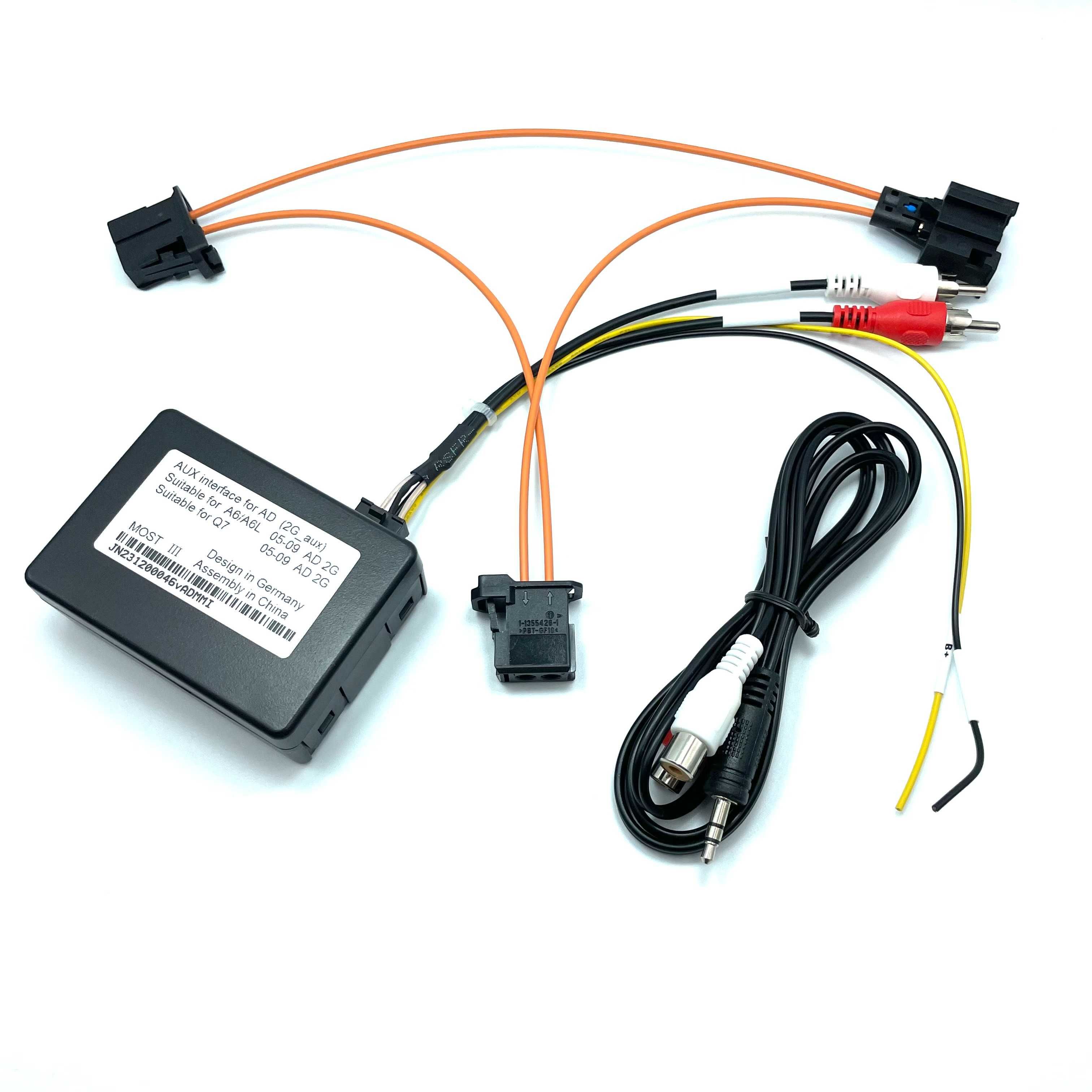 Decoder fibra optica auto  AUX IN  Audi A6/A8/Q7 MMI 2G High