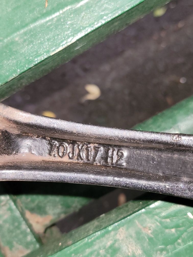 Jante/roti negre Opel Astra H R17, 7.0J × 17 H2, 5 prezoane