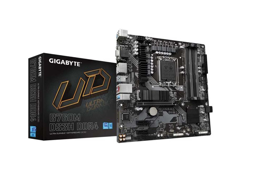 Placa de baza Gigabyte B760M DS3H DDR4, Socket 1700, NOUA, SIGILATA