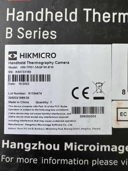 Camera termo Hikmicro B10