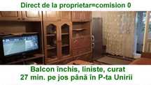 GARSONIERĂ curată, cu dotări & BALCON închis, la un tarif decent!