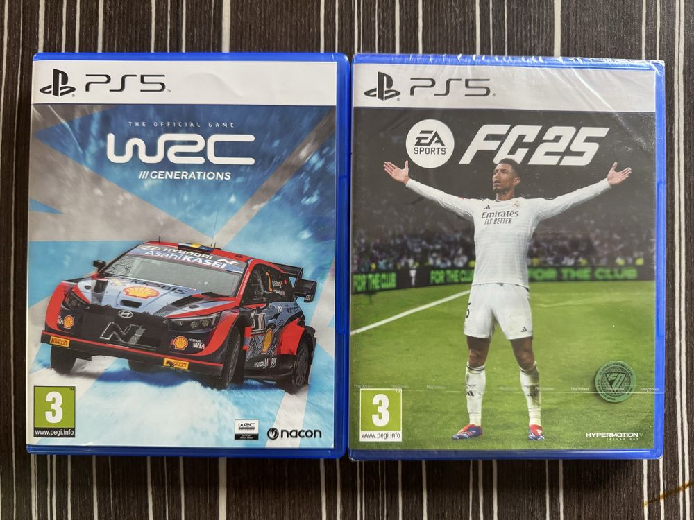 Fc25 и WRC Generations PS5