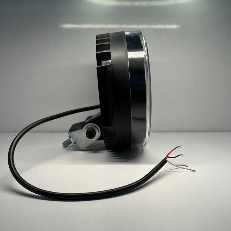 Халоген диоден кръгъл 18 см , 10 LED диода+NEON дневни светлини,12-24V